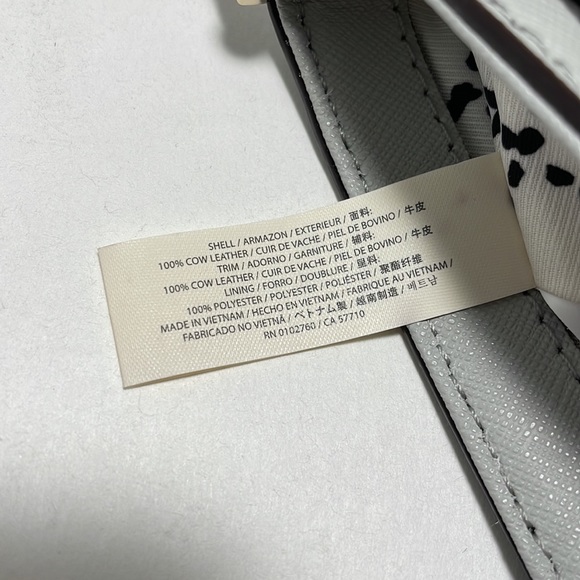 Kate Spade Light Gray Crossbody Purse - NWOT - Picture 8 of 9